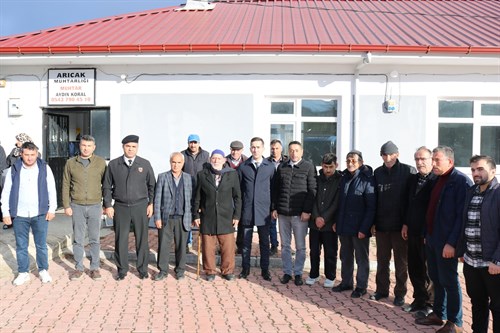 Kaymakamımız Sn. Hakan KÖKSAL İlçemiz Arıcak Mahallesini Ziyaret Ederek İncelemelerde Bulundu
