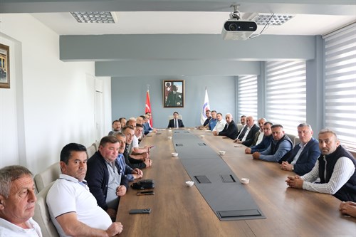 Kaymakam KORKMAZ Başkanlığında Muhtarlar Toplantısı Yapıldı